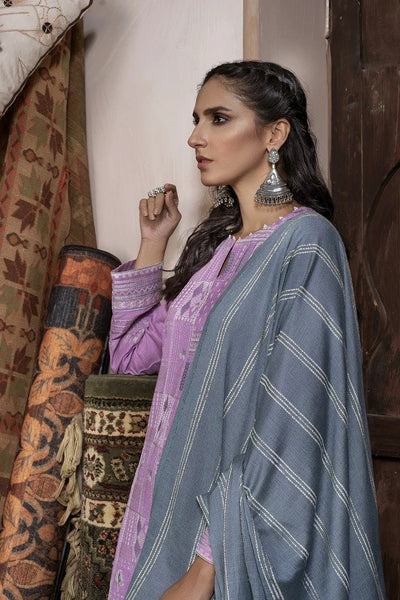 Ready To Wear Lakhany 03 Piece Embroidered Fancy Slub Suit  LSM-2565