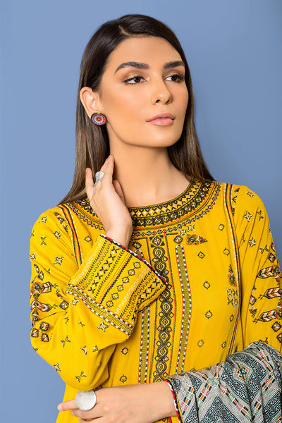 Lakhany 3 Piece Unstitched Embroidered Suit WEC-EA-0383