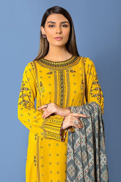 Lakhany 3 Piece Stitched Embroidered Suit LSM-2971