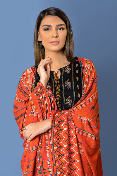 Lakhany 3 Piece Unstitched Embroidered Suit WEC-EA-0384