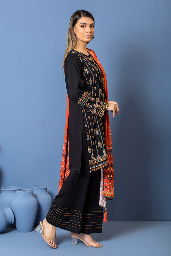 Lakhany 3 Piece Stitched Embroidered Suit LSM-2966