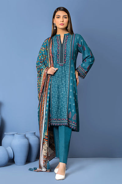 Lakhany 3 Piece Unstitched Embroidered Suit WEC-EA-0385