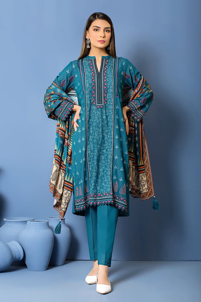 Lakhany 3 Piece Stitched Embroidered Suit LSM-2970
