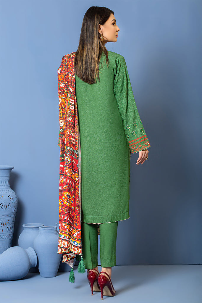 Lakhany 3 Piece Unstitched Embroidered Suit WEC-SA-0135