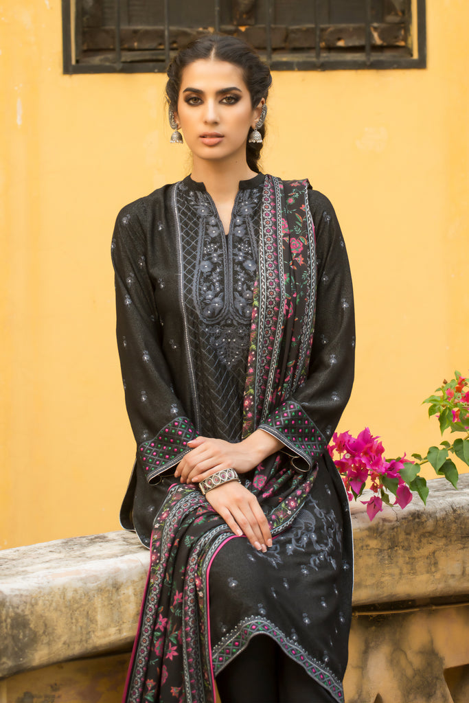Lakhany 3 Piece Stitched Embroidered Suit LSM-2968