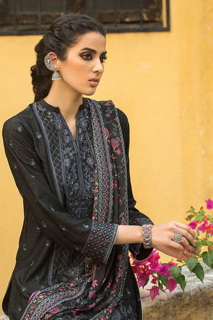 Lakhany 3 Piece Stitched Embroidered Suit LSM-2968