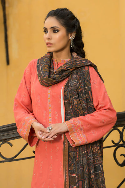 Lakhany 3 Piece Stitched Embroidered Suit LSM-2962