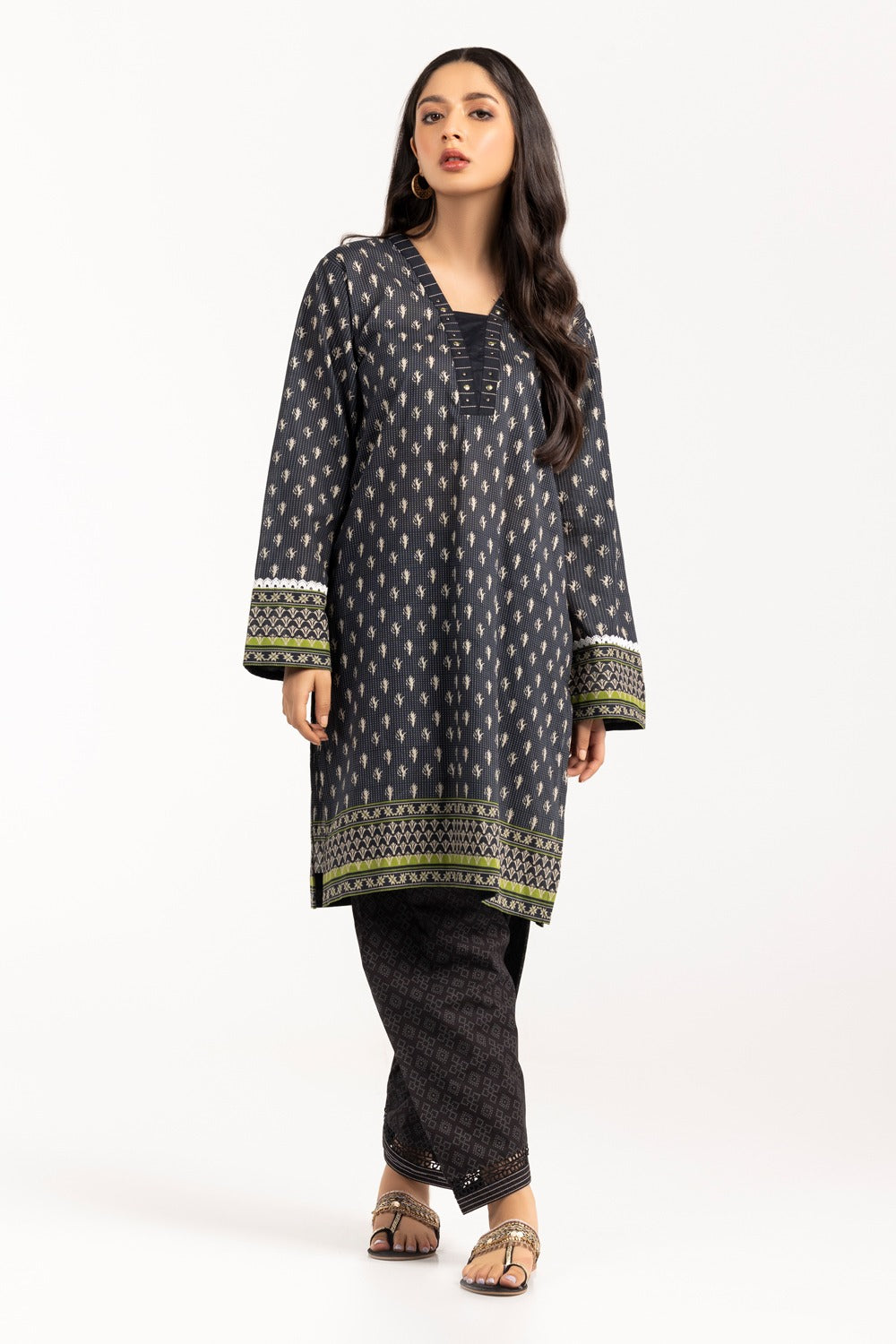 Gul Ahmed Ready To Wear 01 Piece Printed Lawn Shirt WGK-LWS-DP-517