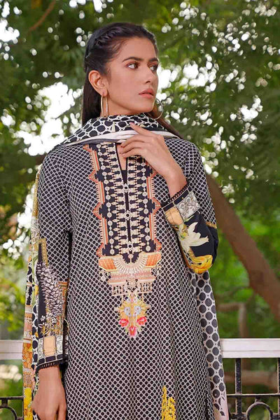 Gul Ahmed 3PC Printed Khaddar Stitched Suit WNS-12115