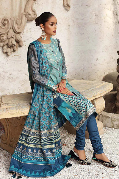 Gul Ahmed 3PC Unstitched Winter Cotton Suit WS-12002 A