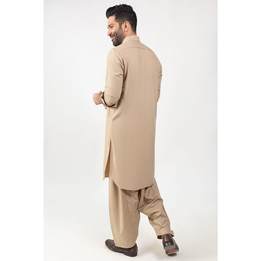 Gul Ahmed Ready to Wear Coffee Basic Suit SKP-816