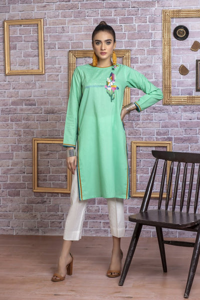 Ready to wear Embroidered Lawn Stitched Kurti By LSM-1711-ST