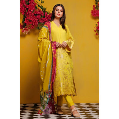 Gul Ahmed Baraan Mid Summer 2020 3 PC Unstitched Digital Printed Suit CL-918