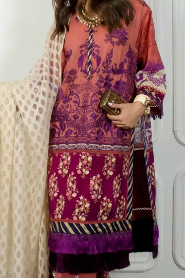 SANA SAFINAZ Muzlin Luxury Collection 3 Piece Unstitched Ladies Lawn Suit M202-004B-CI