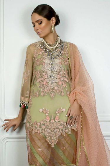 SANA SAFINAZ Muzlin Luxury Collection 3 Piece Unstitched Ladies Lawn Suit M202-005A-CM