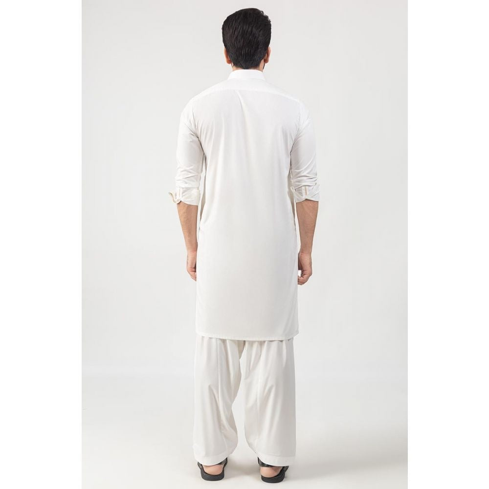 Gul Ahmed Ready to Wear Off White Fashion Suit SKE-175